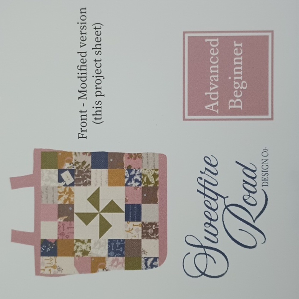 5/$15 Pattern Under The Oak Tree Patchwork Tote Bag Project Moda Fabrics